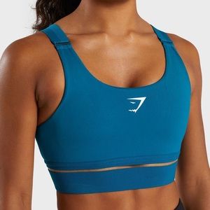 Gymshark Embody Sports Bra Deep Teal XS